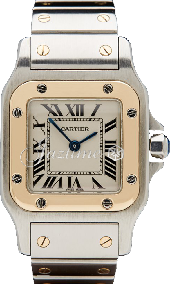 CARTIER W20012C4 SANTOS DE CARTIER GALBEE STAINLESS STEEL BRAND NEW