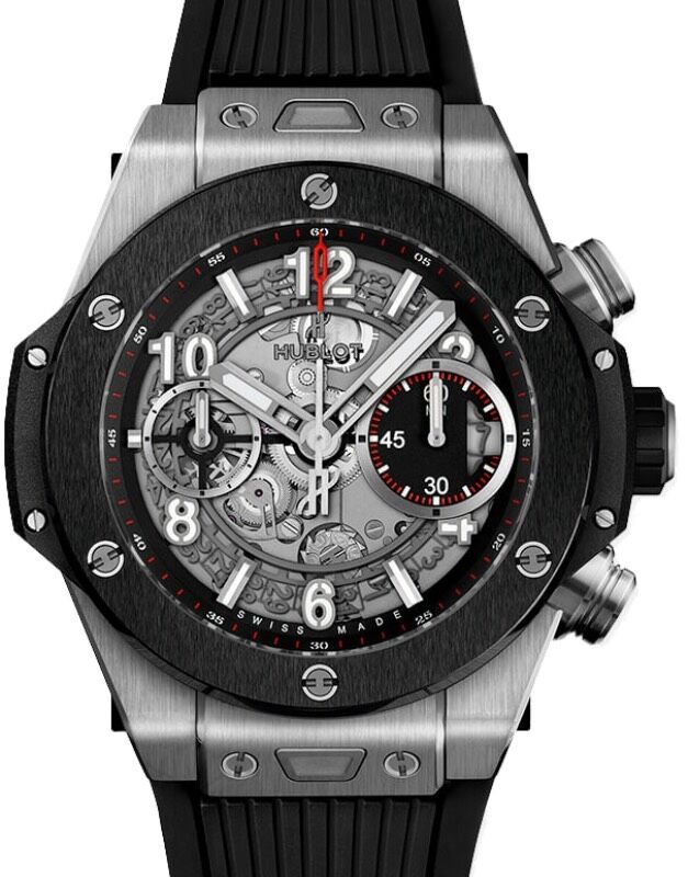 HUBLOT　ブラックBIG時計ケースのみ！ HUBLOT好き必須　紙袋　付属品 Square Bang Unico All Black Diamonds 42 mm | Hublot