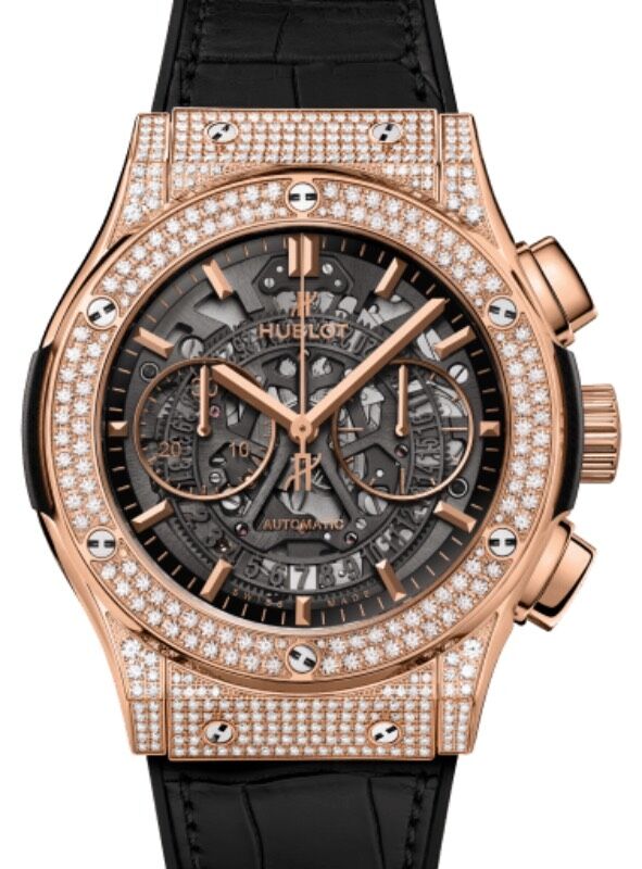 Hublot Classic Fusion Chronograph Aerofusion King Gold Pave