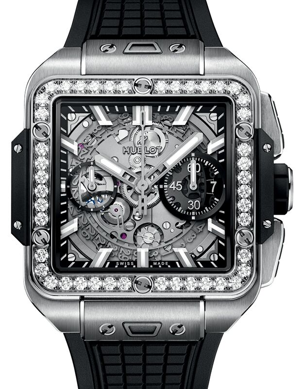 Hublot Square Bang Unico Titanium Diamonds 42MM 821.NX.0170
