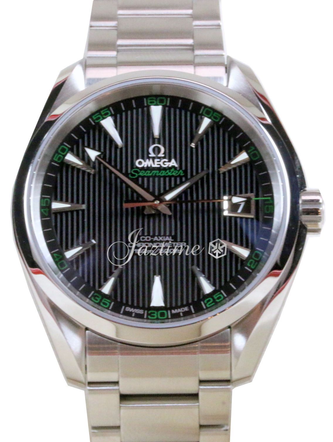 Omega seamaster aqua terra golf green hot sale