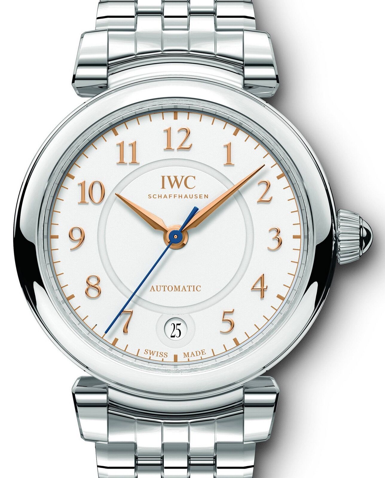 IWC Schaffhausen Da Vinci Automatic 36 IW458307 Silver Arabic Stainless Steel 36mm BRAND NEW