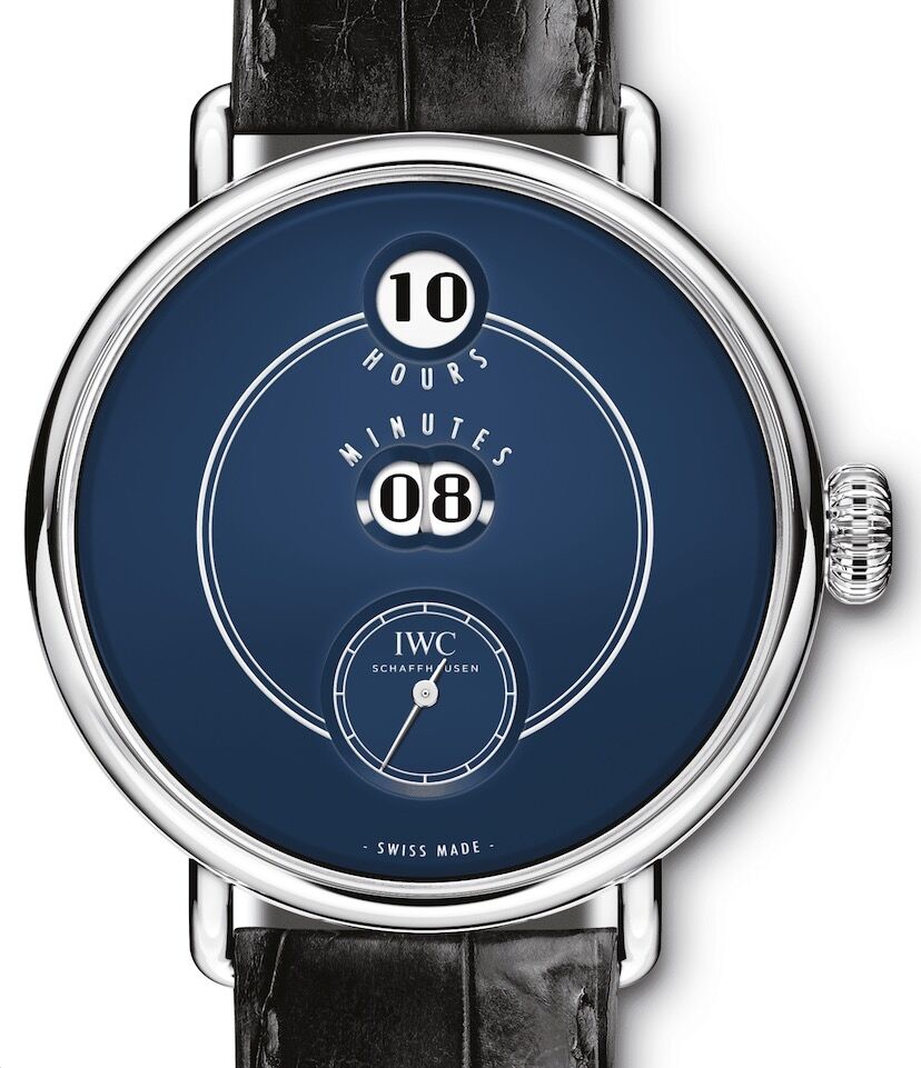 IWC Tribute To Pallweber Edition 150 Years IW505003 Blue Stainless Steel Leather 45mm BRAND NEW