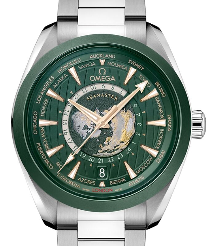 Omega green watch outlet