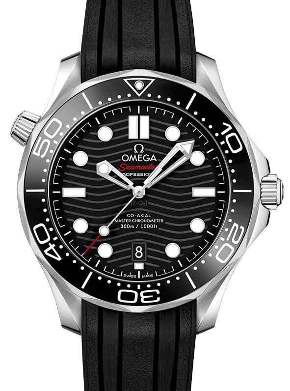 Omega Seamaster Diver 300M Co Axial Master Chronometer 42mm Stainless Steel Black Dial 210.32.42.20.01.001 BRAND NEW