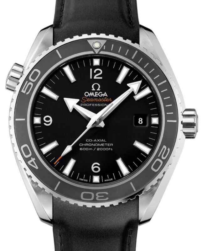 Omega Seamaster Planet Ocean 45.5mm Steel Black Dial Rubber Strap 232.32.46.21.01.003