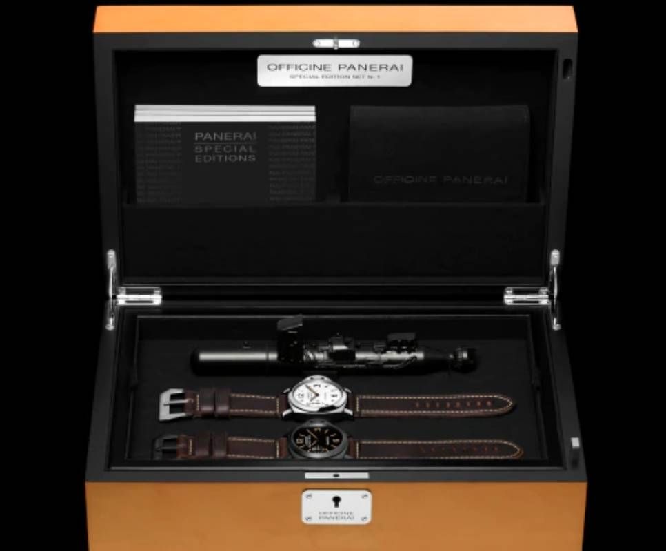 Panerai Set Luminor 8 Day Stainless Steel 44mm Leather Strap PAM00785 BRAND NEW