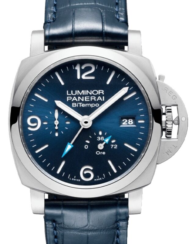Pam blue dial sale