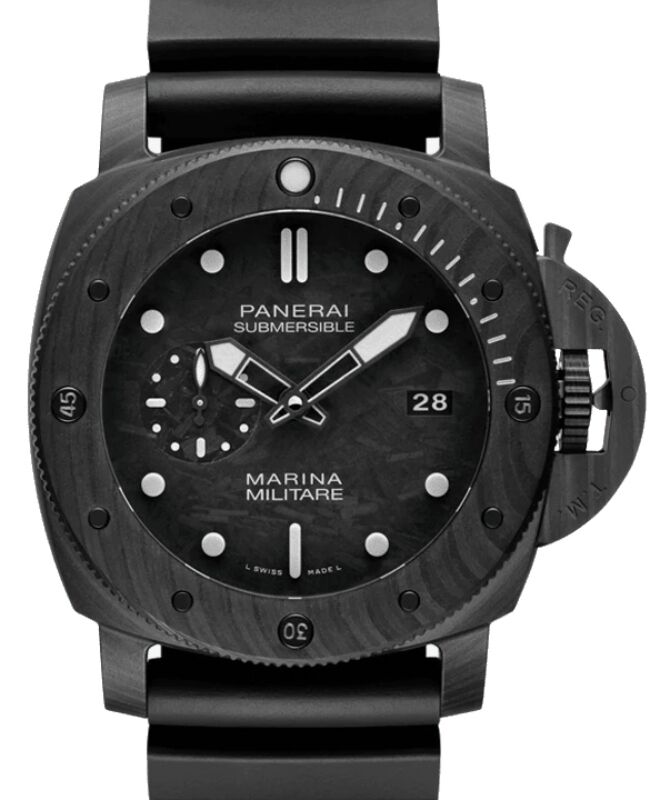 Panerai Submersible Marina Militare Carbotech 47mm Black