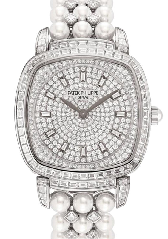 Patek philippe white gold diamond discount