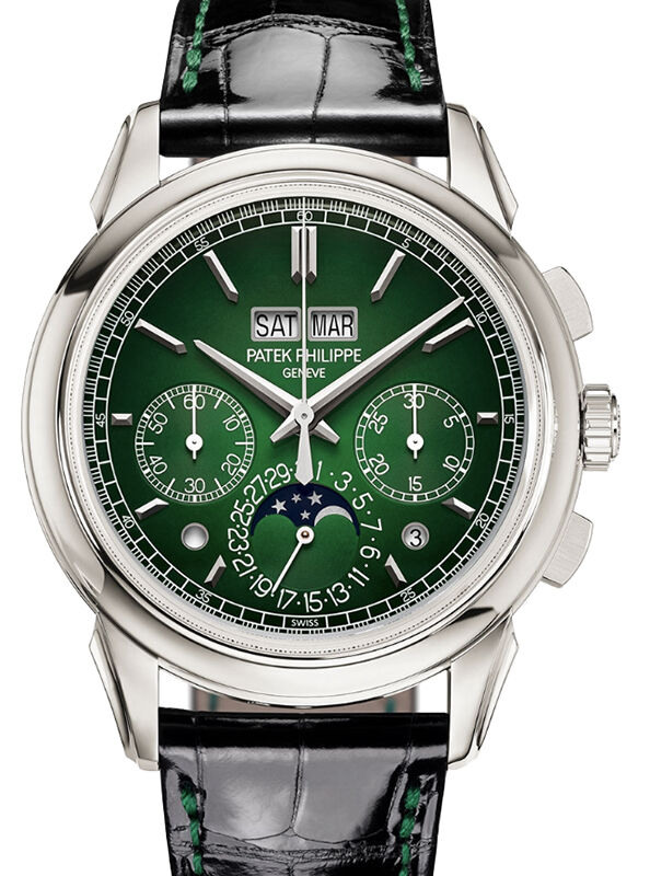 Patek Philippe Grand Complications Chronograph Perpetual Calendar Green Dial 5270P 014 BRAND NEW
