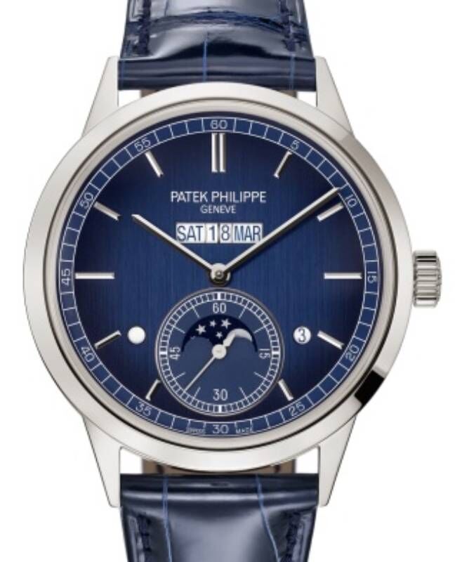 【代引き不可】 Grand Complications Philippe Patek - Strap Leather Blue 男性用