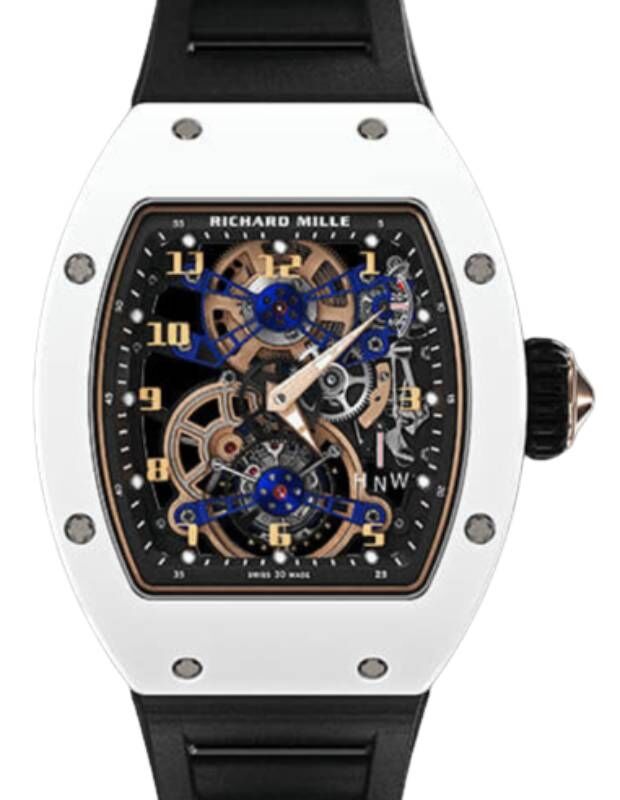 Richard Mille Manual Winding Tourbillon ATZ Ceramic White RM