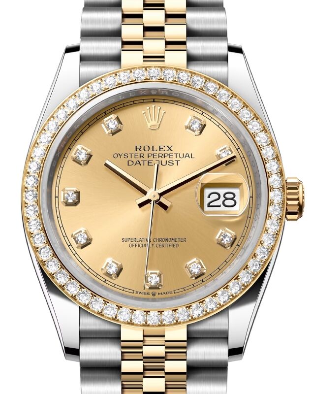 【爆買い！】 126283 Bezel Fluted & Gold Yellow Two-Tone - Datejust Rolex その他