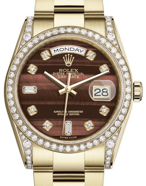 ★♡ Rolex Day-Date 36 Yellow Gold Carousel of Lavender Jade