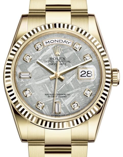 その他 Golden  ROLEX 118238 Day-Date 36 SilverDial Gold President Watch