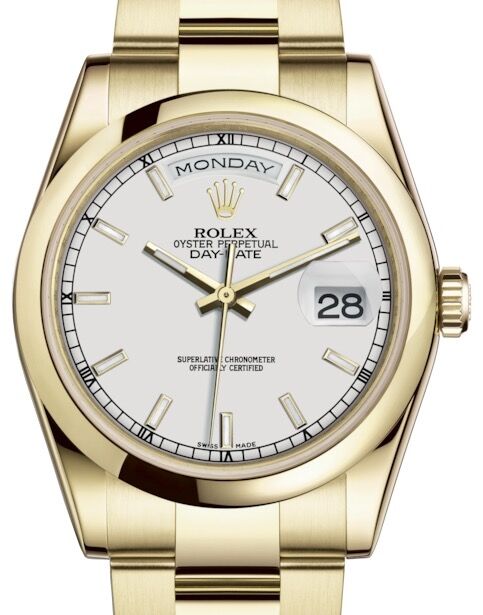 ROLEX OYSTER PERPETUAL DAY-DATE Automatic 36mm 18K WG
