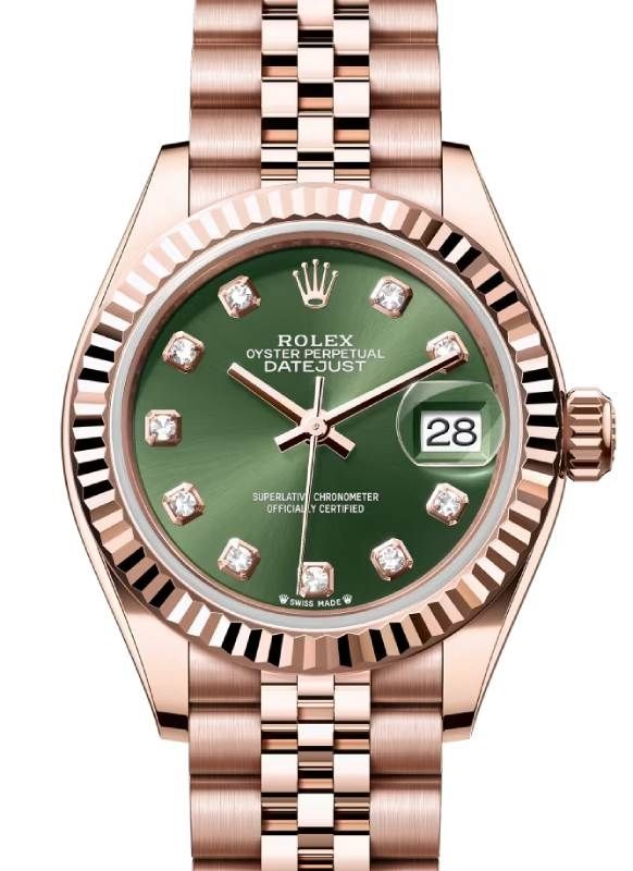 Rolex lady datejust rose gold diamonds hotsell