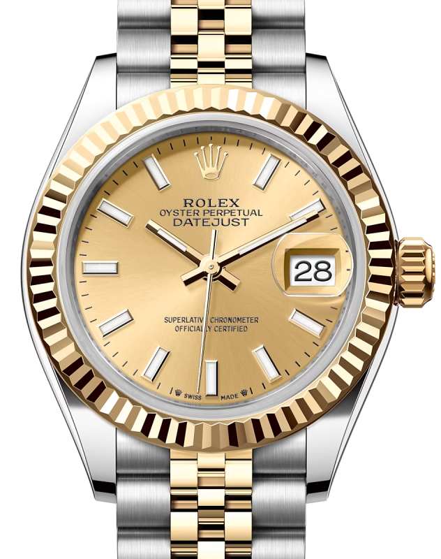 大人気新品をすべて Rolex Datejust 28 279173 Champagne Index Fluted Bezel Yellow テープ・マスキングテープ
