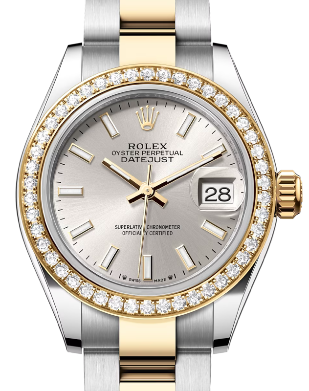 〇 ROLEX DATEJUST 26 YG/SS 純正2駒 リンクYZ4308 Rolex Datejust 126281RBR-0009 36 MM Mother of Pearl Dial New
