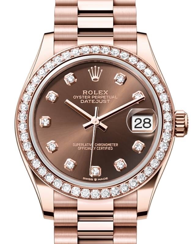 Datejust 31 diamond bezel discount