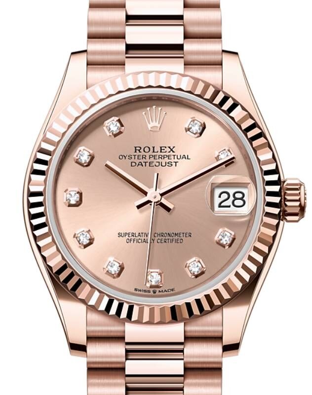 Rolex oyster perpetual datejust rose gold price outlet