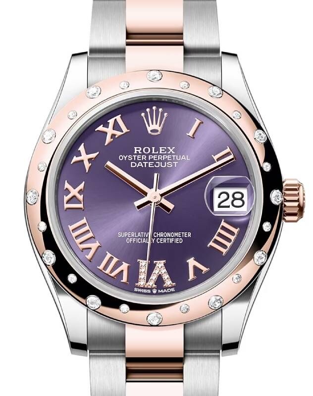 Rolex oyster perpetual datejust rose gold best sale