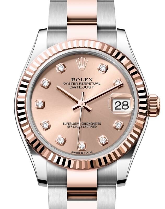 Lady datejust 31 rose gold shop