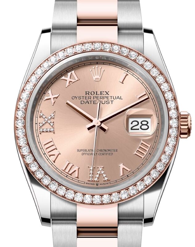 Datejust 36 Two Tone Rose Gold Steel Sundust Dial ON SALE