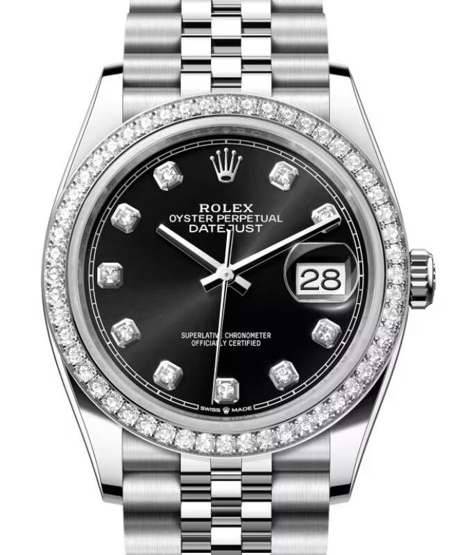Rolex Datejust 36 watch: Oystersteel and white gold