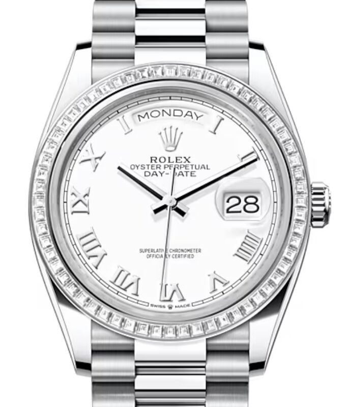 お礼や感謝伝えるプチギフト Rolex Day-Date 36 President Platinum White Roman Dial テーブル・チェア・ハンモック