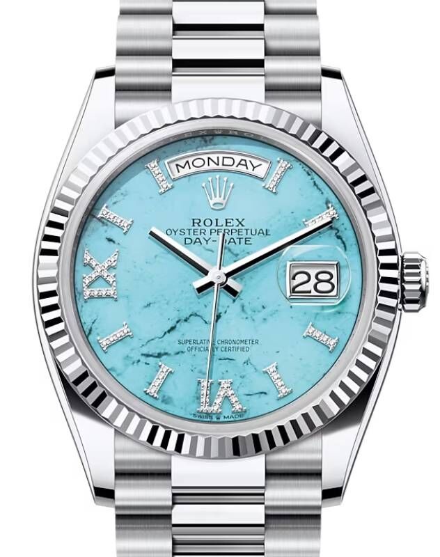 Rolex datejust 36 president top