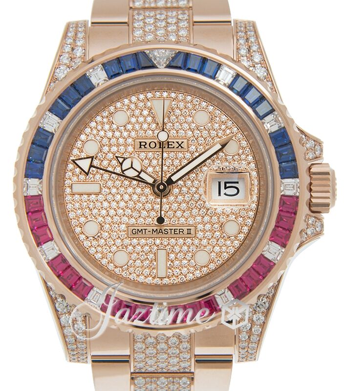 Gmt master 2 pepsi diamond hot sale