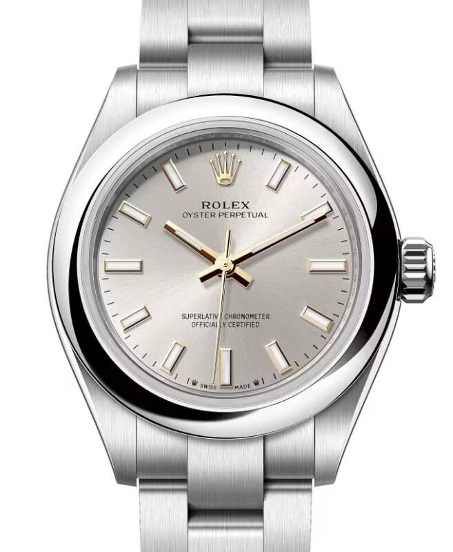 時計 ROLEX OYSTER PERPETUAL DATE Rolex Oyster Perpetual 28 Stainless Steel Silver Index Dial