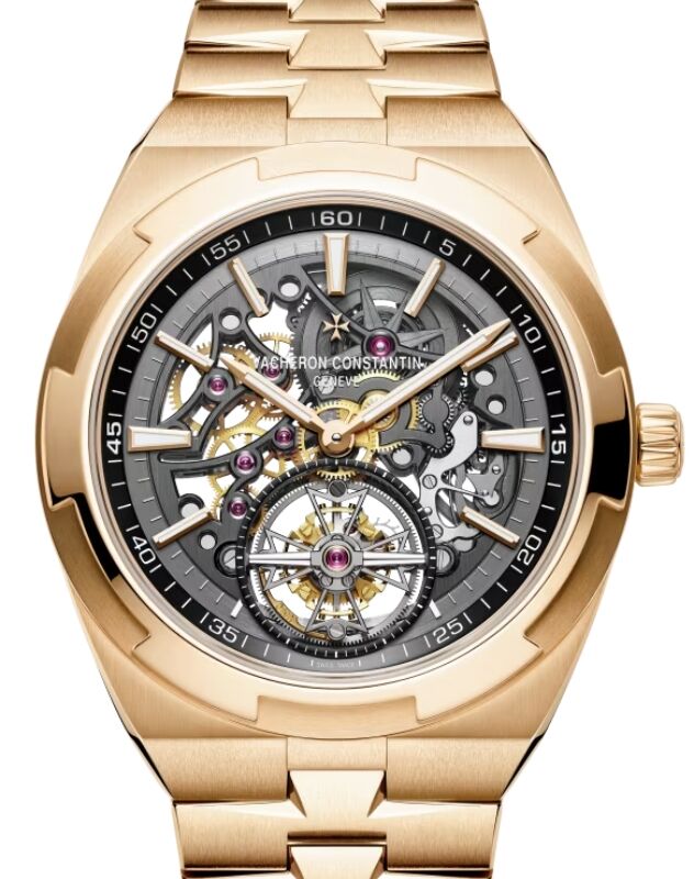 Vacheron Constantin Overseas Tourbillon Skeleton 42.5mm Pink