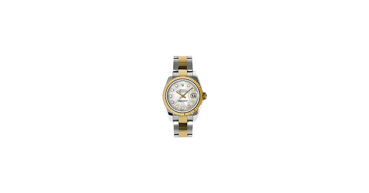 Rolex Lady-Datejust 26 179173-MOPDO White Mother of Pearl Diamond