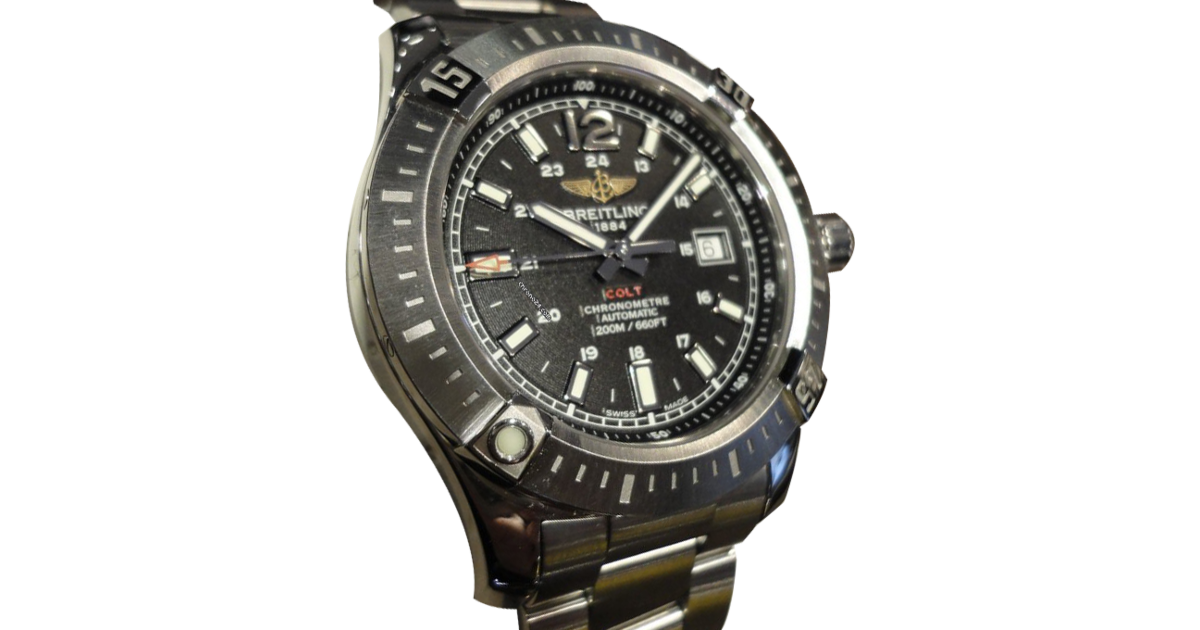 Breitling A1738811|BD44|173A Colt Automatic 44mm Steel BRAND NEW