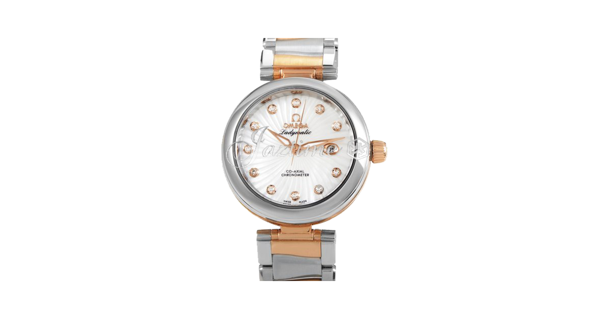 OMEGA 425.20.34.20.55.001 Ladymatic 34 mm Steel-Red Gold BRAND NEW
