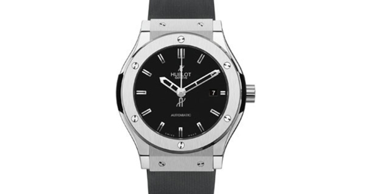 Hublot Classic Fusion 511.NX.1170.RX Black Index Titanium & Rubber