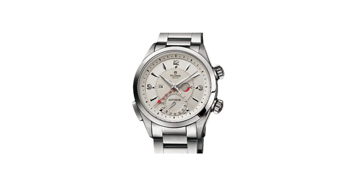 コレクトゥール　ユー　20 Tudor Heritage Advisor 79620T-95740 Silver Arabic & Index Titanium
