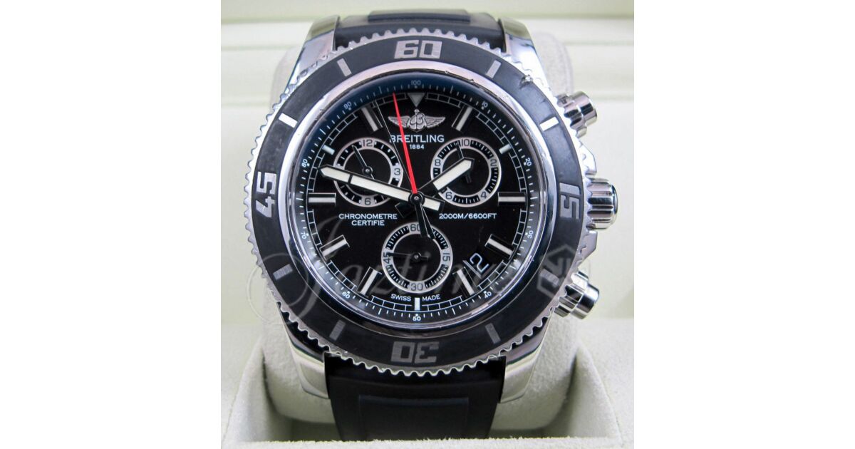 Breitling Superocean Chronograph A73310A8-BB73BKLT Quartz Men's