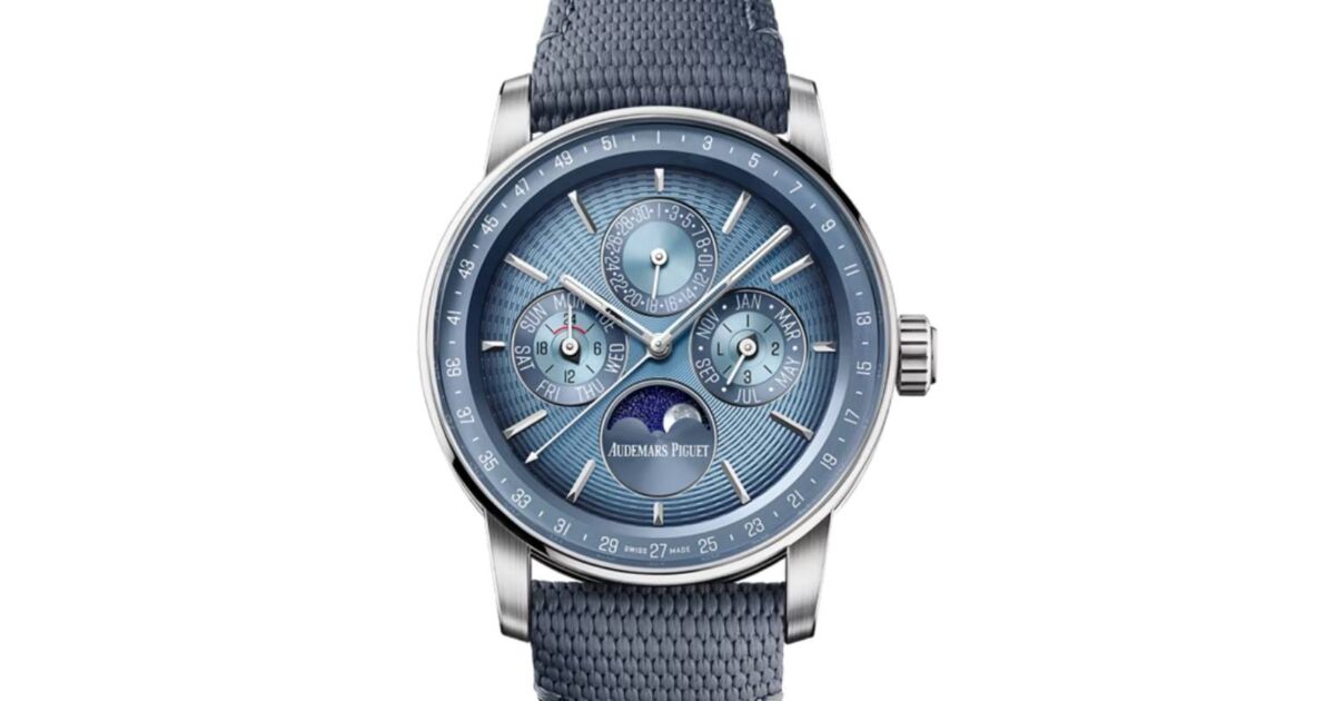 Audemars Piguet Code 11.59 Perpetual Calendar White Gold Blue Dial