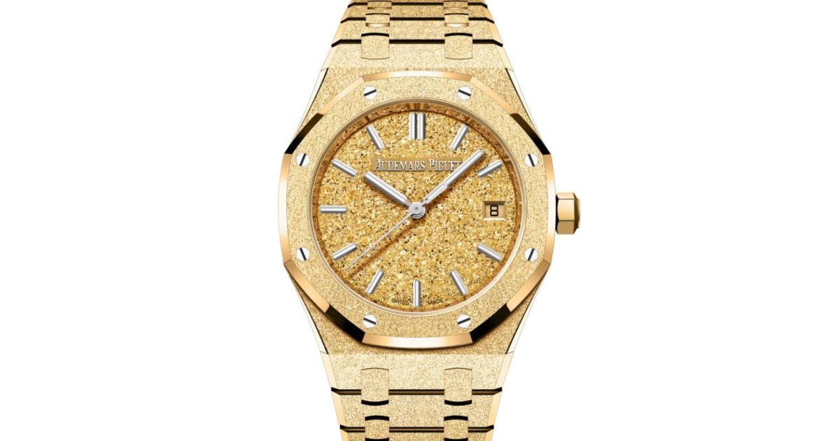 Audemars Piguet Royal Oak Frosted Gold Selfwinding Yellow Gold