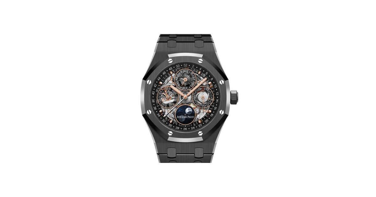 Audemars Piguet Royal Oak Perpetual Calendar Openworked Black