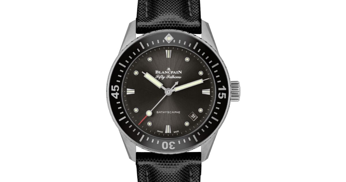 Blancpain Fifty Fathoms Bathyscaphe Stainless Steel 38mm Black