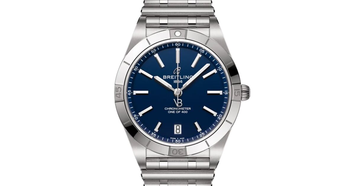 Breitling Chronomat Automatic 36 Victoria Beckham Steel Blue Dial