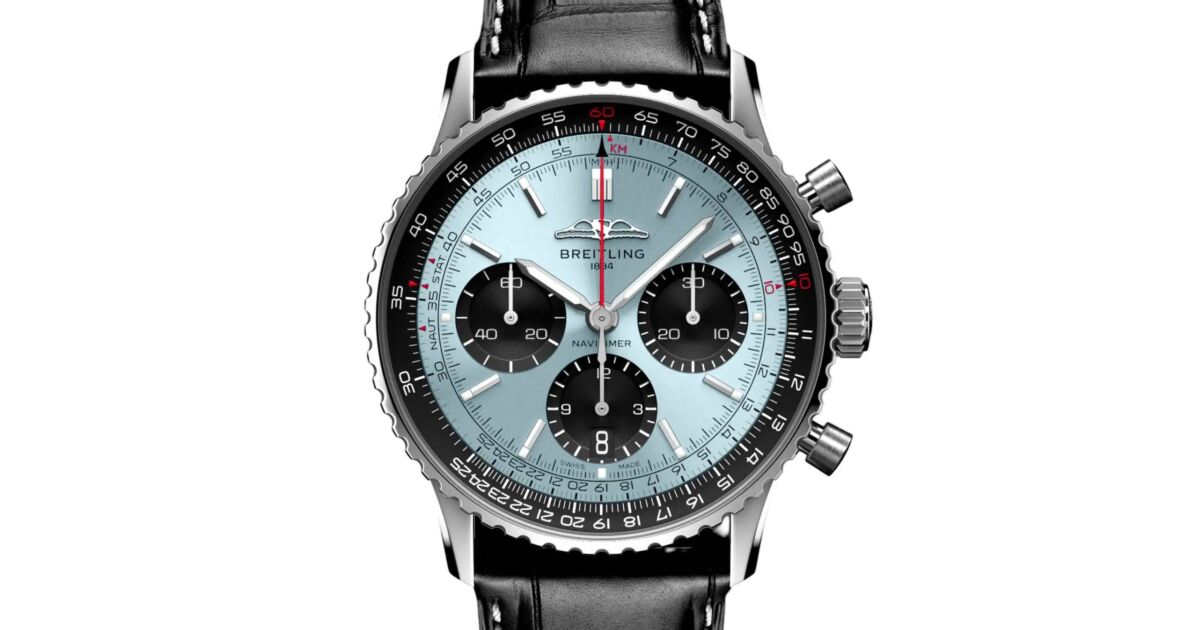 Breitling Navitimer B01 Chronograph 41 Stainless Steel Ice Blue