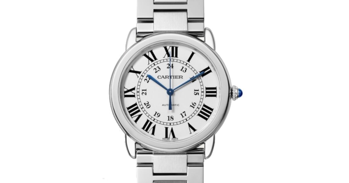 Cartier Same Rondo Solo Automatic Winding Silver Dial Watch SOLD! Cartier Rondo Solo Automatic Diameter 36mm Thickness  main image 2