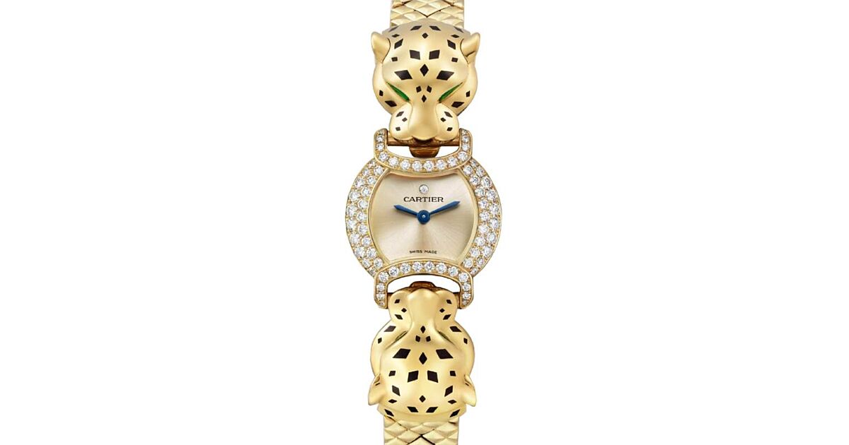 La Panthere de Cartier 22.2mm Quartz Yellow Gold/Diamond Pave Gold