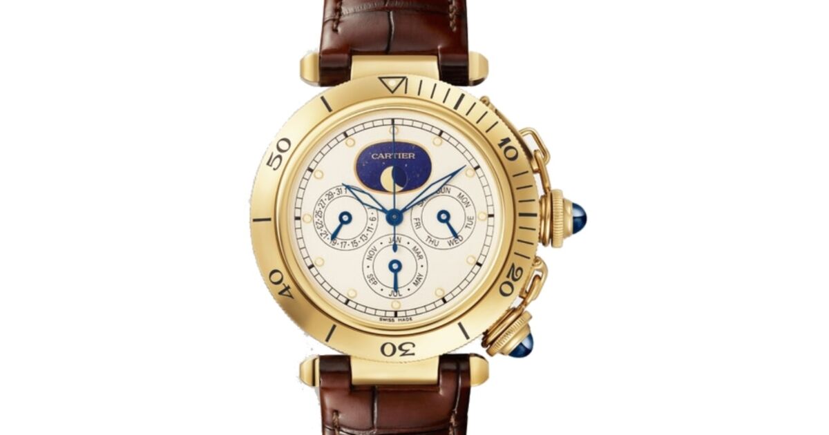 Cartier Pasha De Cartier Men's Watch Automatic Full Calendar Moon